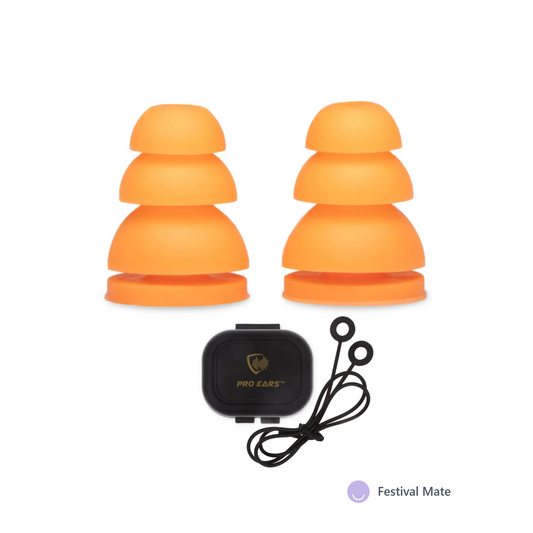 Festival Ear Protection — Premium Audio-Morphic Earplugs
