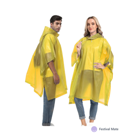 Festival Rain Poncho – Waterproof Protection for All Weather