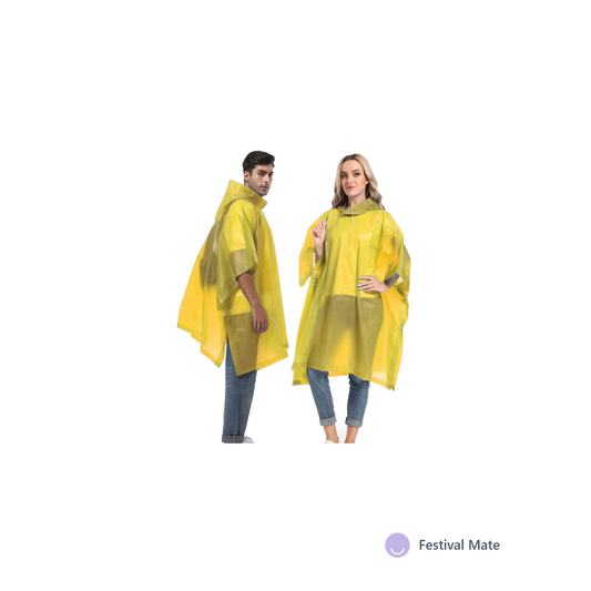 Festival Rain Poncho – Waterproof Protection for All Weather