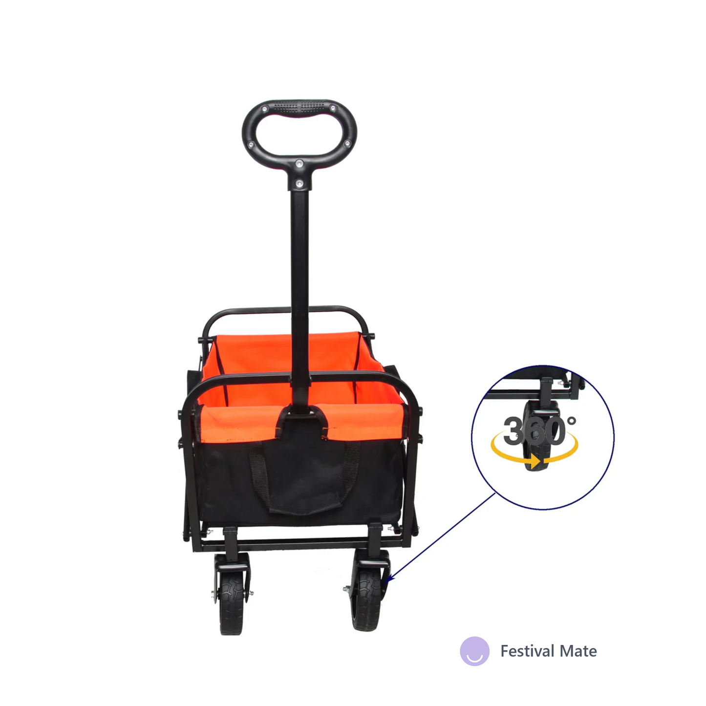 Foldable Festival Wagon – Carry Your Gear with Ease