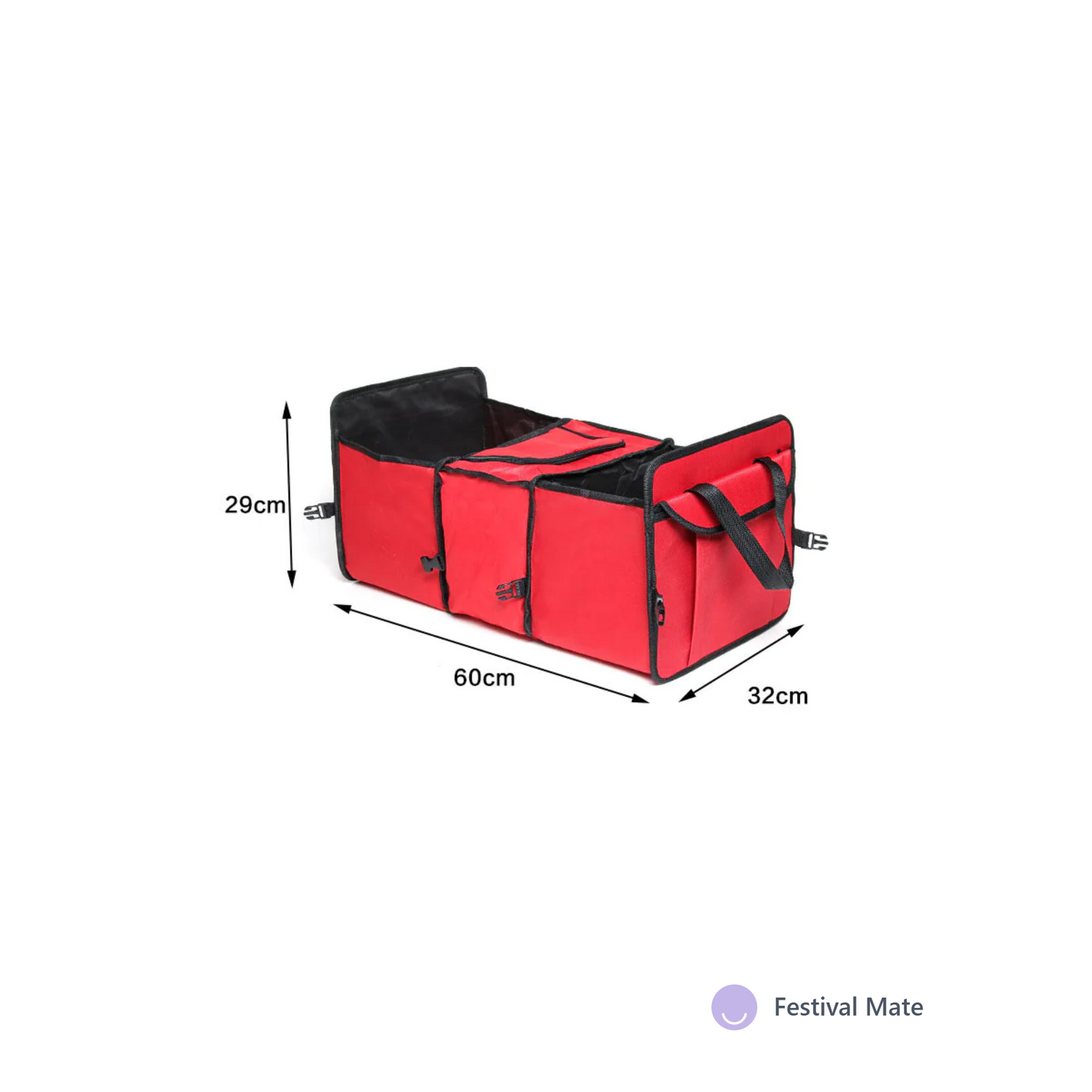 Festival Folding Storage & Insulated Cooler Bag — Keep Gear Sorted & Drinks Cold